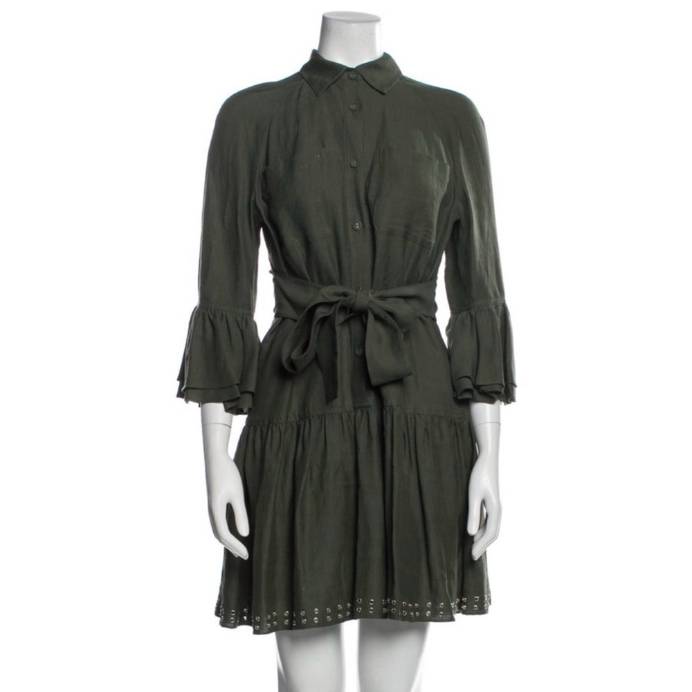 Derek Lam 10 Crosby mock neck knee-length dress